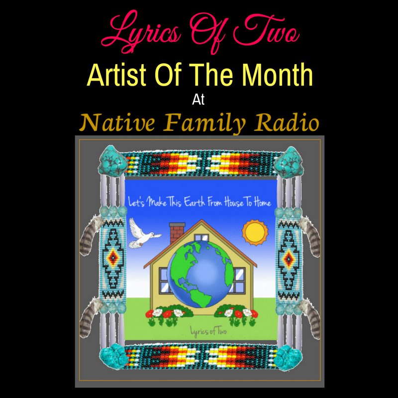 lyricsoftwo's tweet photo. ♪♫#LyricsOfTwo is #ArtistOfTheMonth at @NativeFamRadio! Thank you so much @NativeFamRadio! ♪♫ #artist #band #LosAngeles #California #radio https://t.co/2v7PBa4V0n
