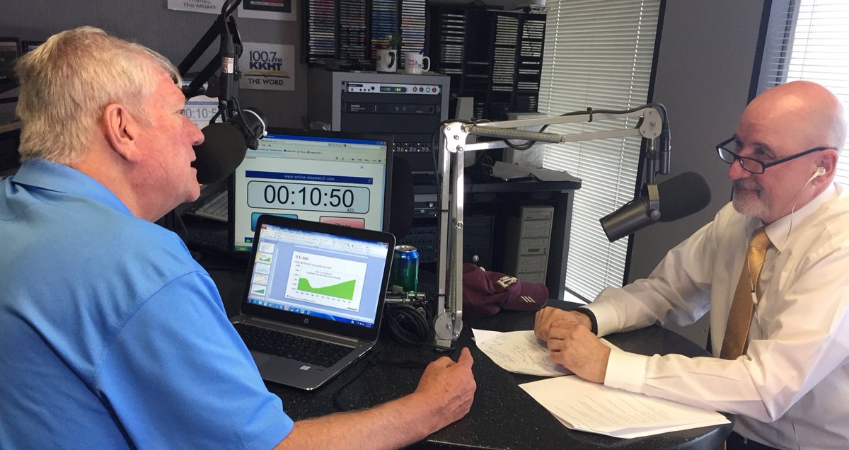 InsureRisk's tweet photo. Happy to have Dr. Ted C Jones on today's #RealEstateMatters radio show! Hear it @1007FMKKHT and follow @DrTCJ to stay informed. https://t.co/S9wvmO7iRf