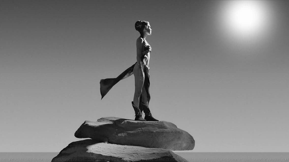 buypopcorn's tweet photo. A never before used Promo shot of Princess Leia https://t.co/wAXAACk8qZ