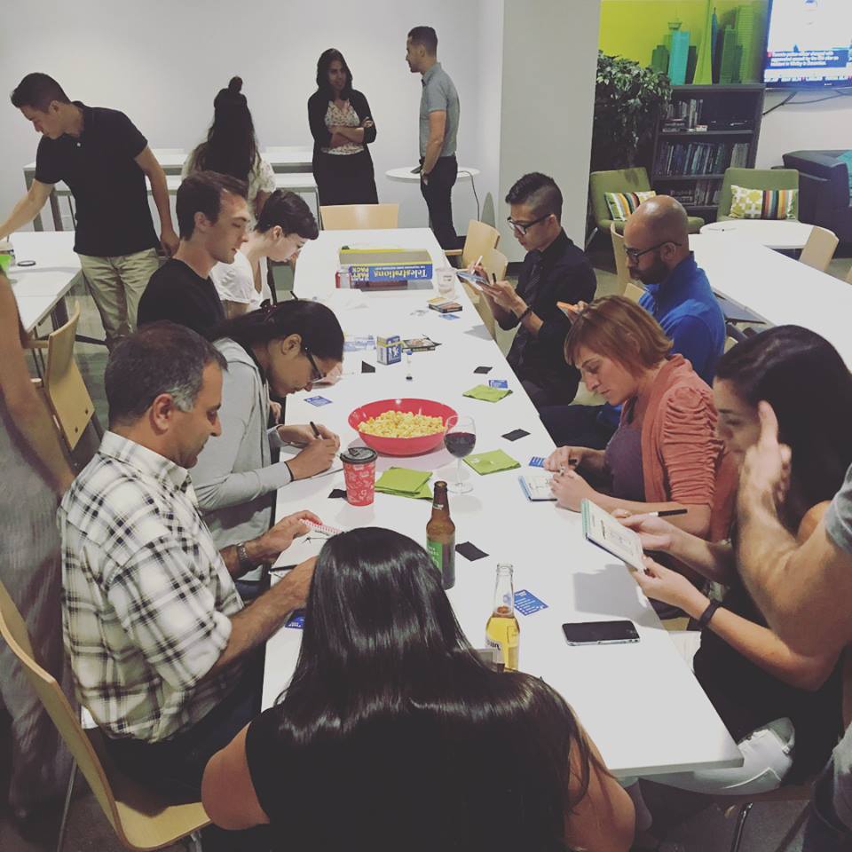 WorkopolisLife's tweet photo. When your company loves summer so much they throw a house party @Workopolis #summertime #boardgames https://t.co/Vc69ylXMtX