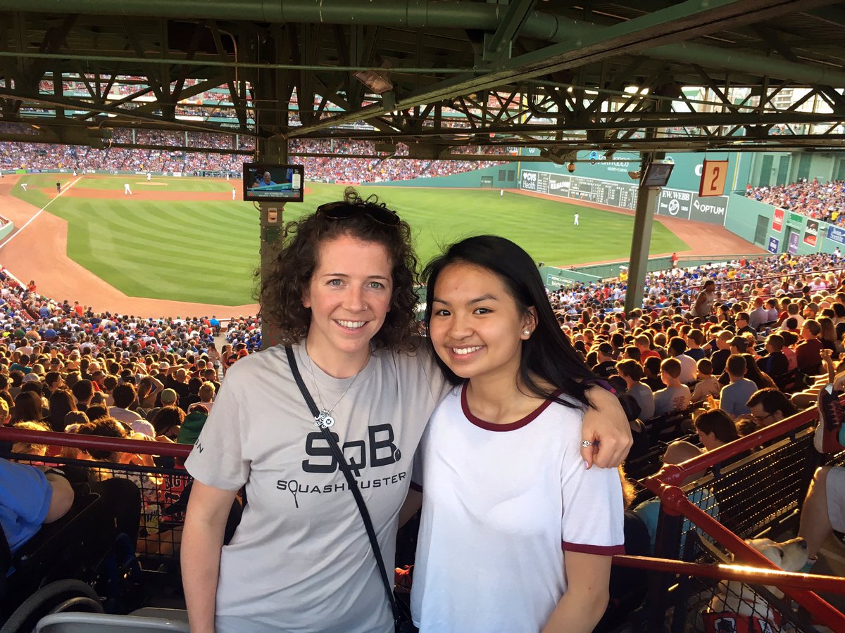 SquashBusters's tweet photo. A few more photos from the Red Sox game on Monday night, courtesy of @Tix4Kids! #redsox #SQBBoston #squashbusters https://t.co/tOJ1AZccMQ