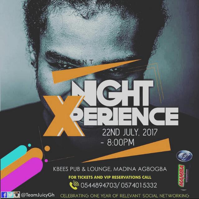 ManNaNaGee's tweet photo. Sound check on Friday with your fav MC's @ManNaNaGee @JEDrepGH & DJ's @iamUrbanDJ , DJ Marvin & DJ Reverb
#NightExperience
#TeamJuicyatOne https://t.co/t7hSDDlVHn