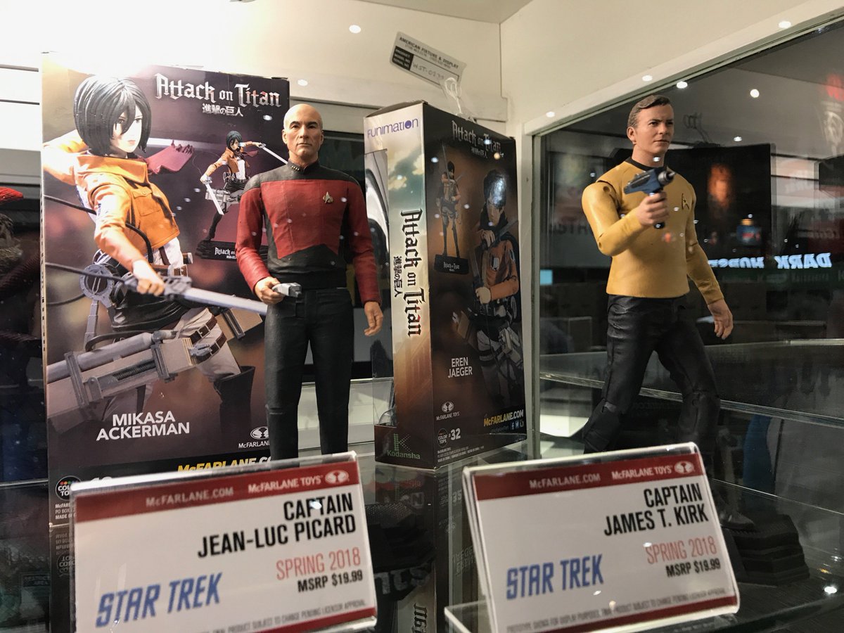 Todd_McFarlane's tweet photo. FIRST LOOK at #McFarlaneToys on display at #SDCC! See more HERE: https://t.co/CaTY9XehFZ https://t.co/r7QLkYySrZ