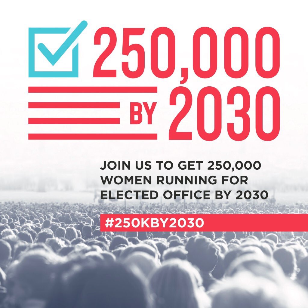 thelizfeldman's tweet photo. We need more women in political office because COME ON!  @SheShouldRun wants to help. Go to https://t.co/2y1DCHvltk for info! #250kby2030 https://t.co/etDIv71vVt