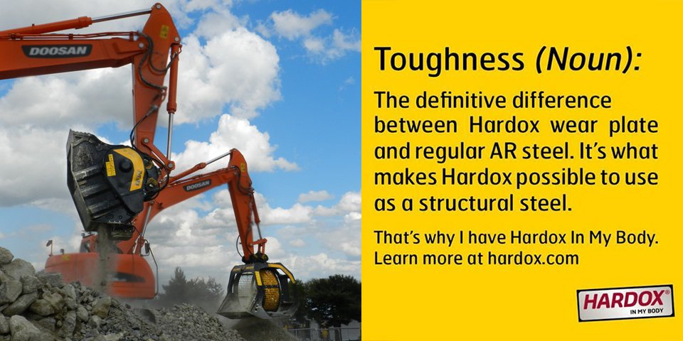 MBAmericaInc's tweet photo. DYK: MB designs advanced, long-lasting attachments with Hardox wear plates .@hardoxinmybody .@hardoxofficial #proudmember #madewithquality https://t.co/gDrJjNSaMV
