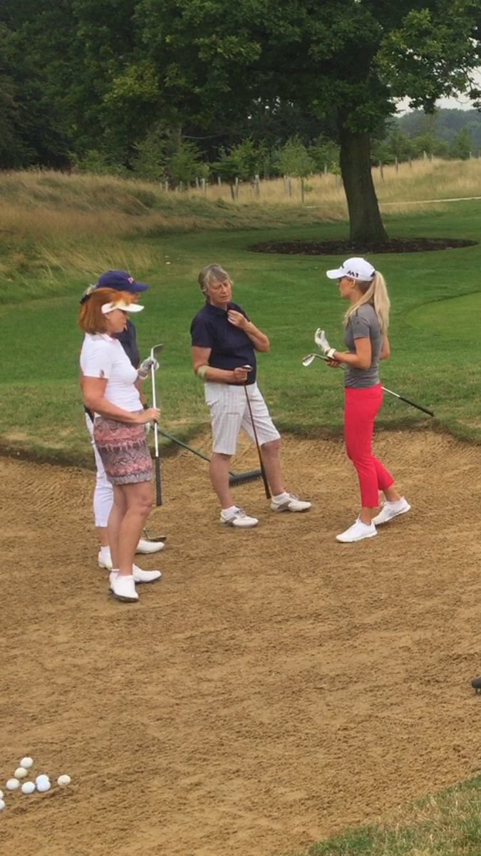 Iona_Stephen's tweet photo. Great day @CenturionClub with the girls today. Everyone wanting the new @GarminUK gadget! #approachs60 #girlsgolf https://t.co/nHlOY0wHeS