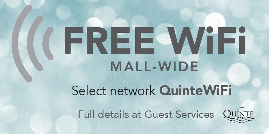 quintemall's tweet photo. #WiFi #FREE #hotoutsidecoolinside https://t.co/EveaeG58Ej