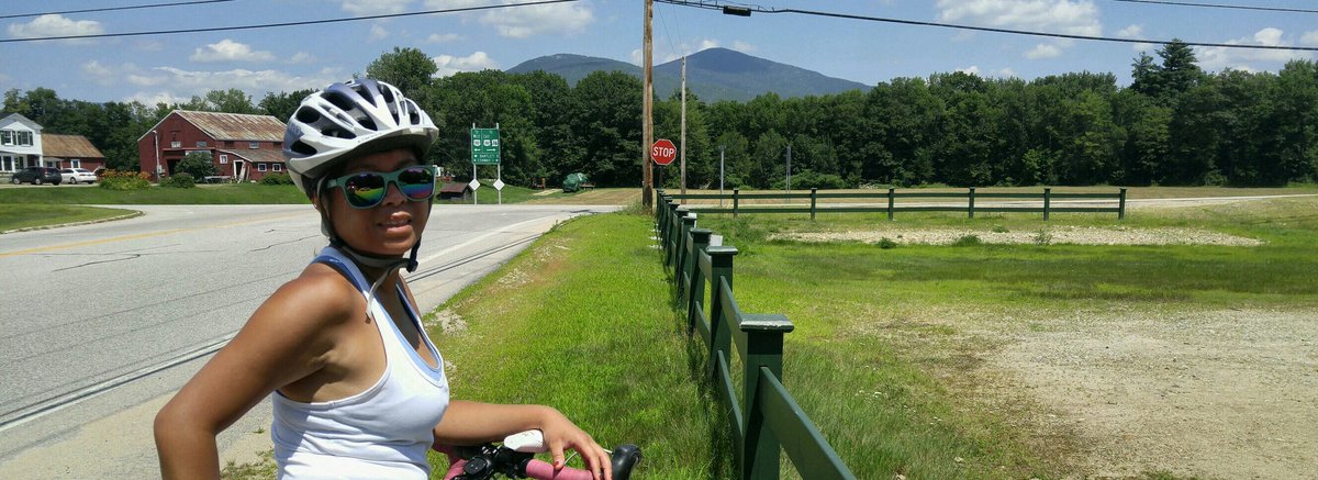 cmleider's tweet photo. Mid-afternoon bike ride. I love long rides. #NewHampshire
#Summer #AdventureProfessor https://t.co/PKuC9vtlM2