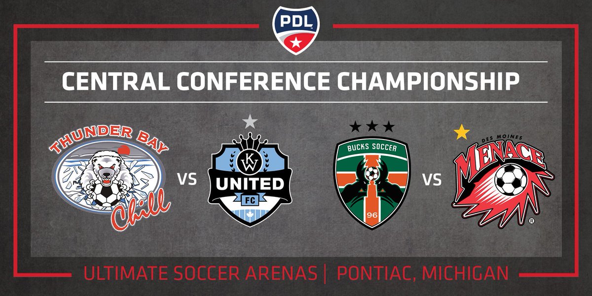 USLLeagueTwo's tweet photo. The 2017 Central Conference Championship will take place from July 21-22! #Path2Pro

PREVIEW: https://t.co/l3wd45s8UT https://t.co/kE14MsYSTx