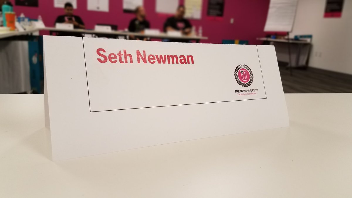 NewSethMan89's tweet photo. I have an amazing opportunity to take part of Trainer University for T-Mobile.  I'm learning to be a better facilitator. https://t.co/mfcuXVFqV8