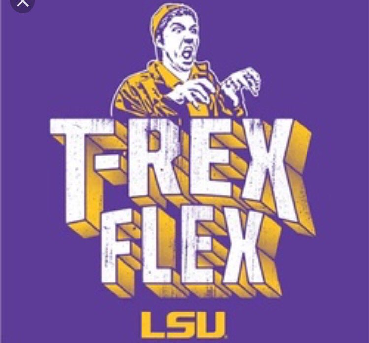 PLY_Wally's tweet photo. @TrckDad @adarn70 @LSUfootball @lsu @JacquesDoucet @KirkHerbstreit @MattMoscona @espn #LSUT-RexFlex https://t.co/WaIAQG8cjB