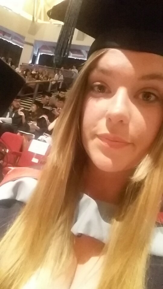 bethrochjourno's tweet photo. In January I didn't think Id get to graduation after the death of my biggest fan and somehow it's already been a week! This is for you mom! https://t.co/WnIJXwiqGl