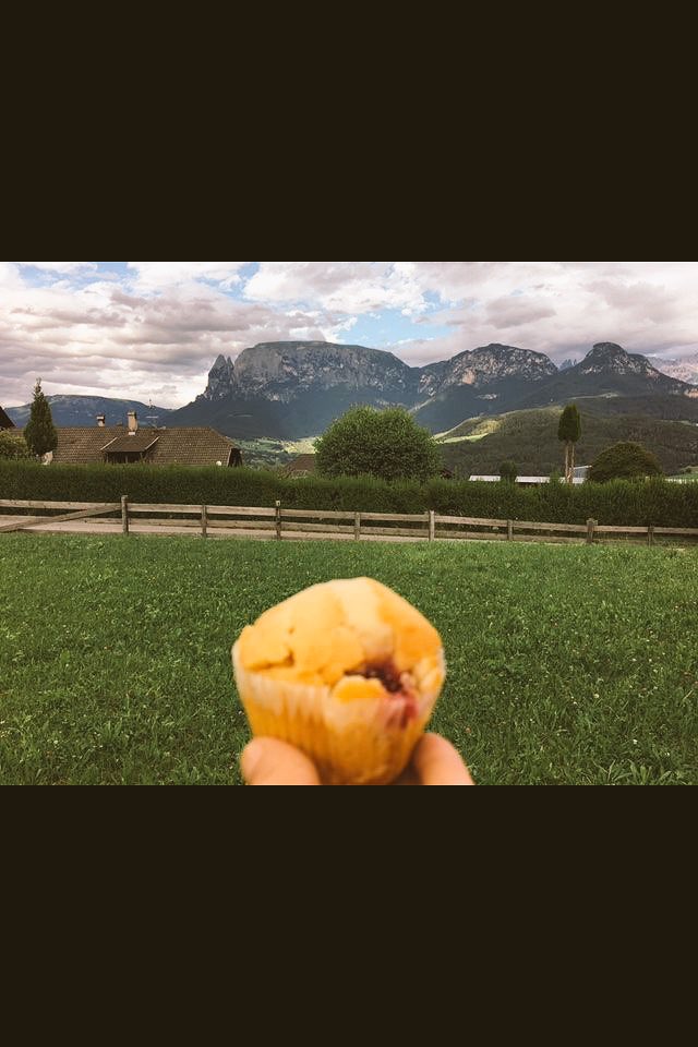 BoscastleHouse's tweet photo. #MuffinsOnTour takes the humble Boscastle House muffin all the way to beautiful Italy. He doesn't look too bad considering his journey! https://t.co/k52tOcs8f1
