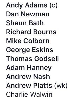 1st XI - Down Hatherley (H) - 22nd