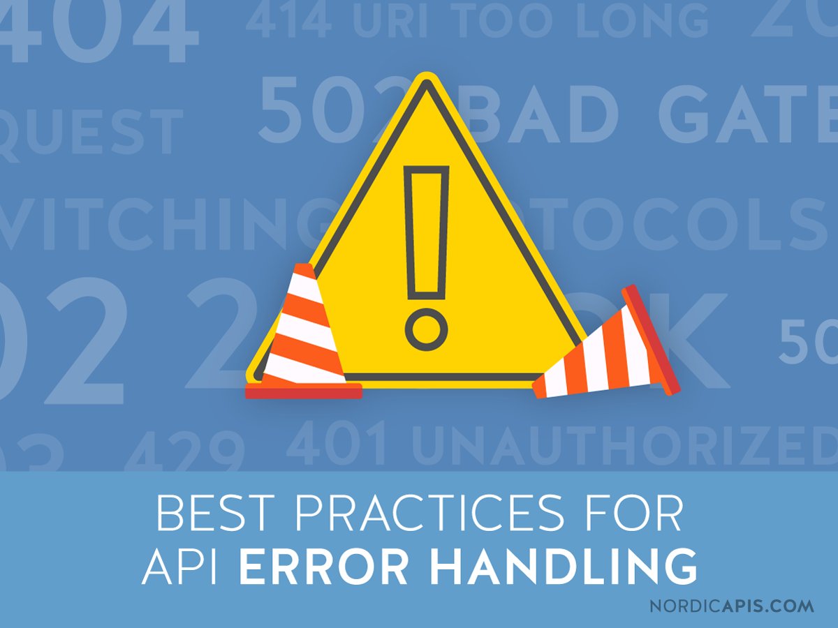 APICraftNYC's tweet image. Best Practices for #APIError Handling | @NordicAPIs @sandovaleffect buff.ly/2tf0tma #API #APIs #RESTAPIs #RESTAPI #RESTful #HTTP