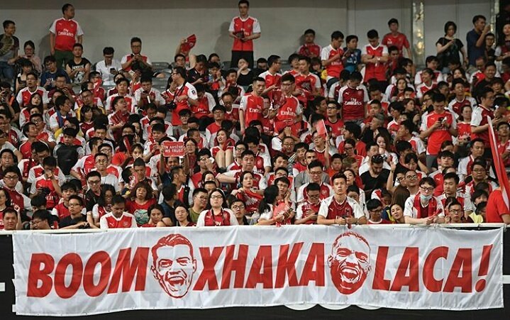 nasaronz's tweet photo. BoomXhakaLaca 🔥
#arsenalinshanghai #arsenaltour2017 https://t.co/Kx4Dnqkiw6