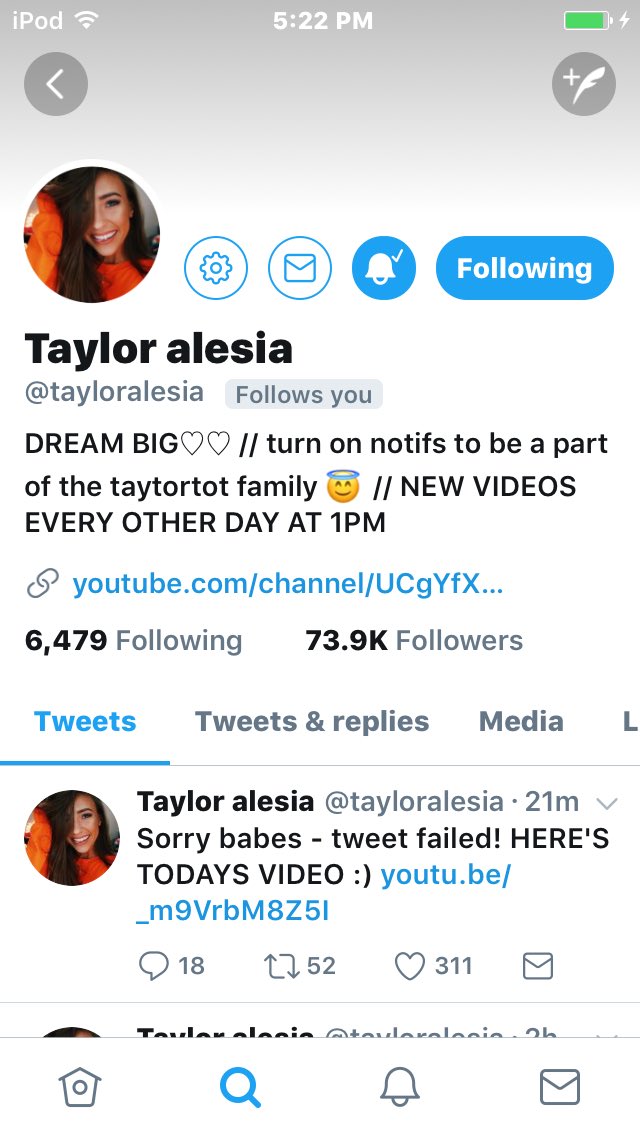 EthanC200's tweet photo. Go follow @tannerfox he's so awesome and go follow @tayloralesia she's so awesome too!! https://t.co/DFwRcqLf9K