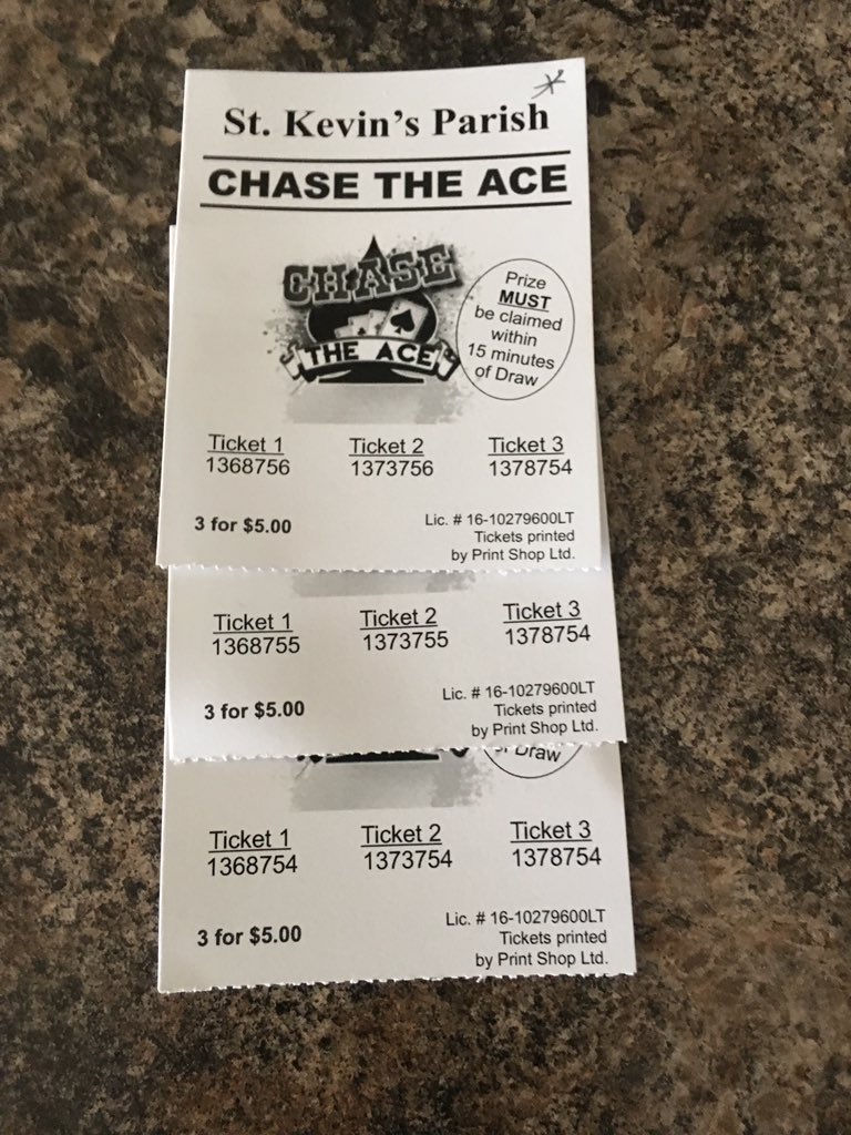 BREAKING: Man in Witless Bay says he ALSO has duplicate tickets. #ChasetheAce