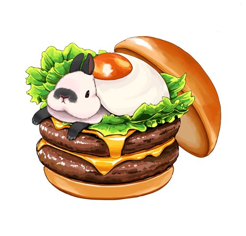 「本日7月20日はハンバーガーの日
日本マクドナルド1号店が銀座三越に開店したこと」|らいらっくのイラスト