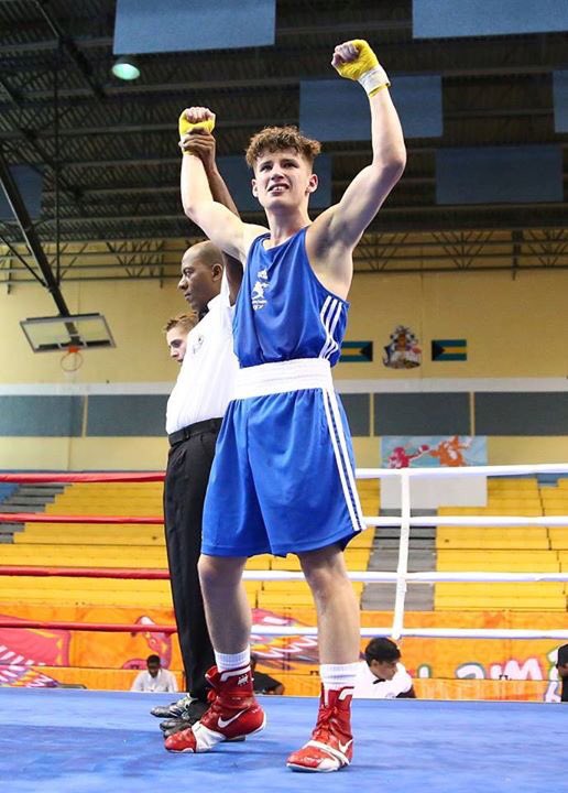 WelshBoxing's tweet image. Rhys Edwards wins his first bout against Dominic Bradley of Northern Ireland.