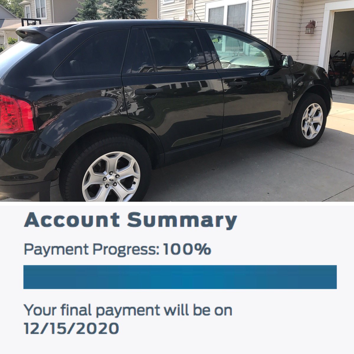 NAvramovich's tweet photo. Paid off the Ford! That means no more car payments for us!! 🎉#debtsnowball #debtfreejourney   @RamseyShow @DaveRamsey https://t.co/xXFVwpoNRs