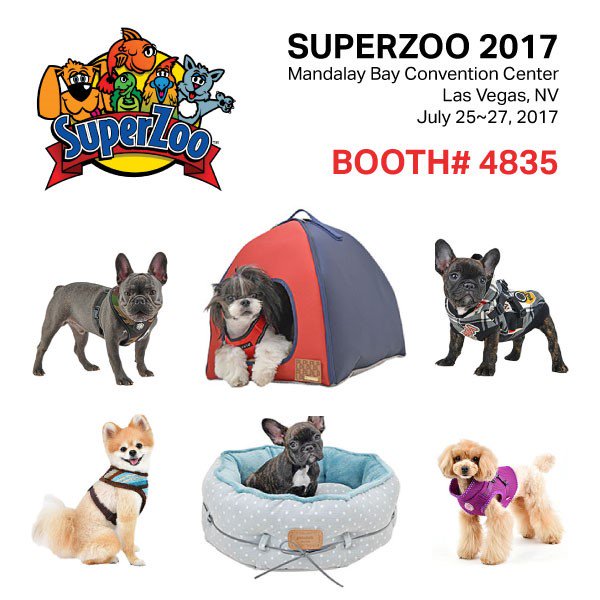 puppiaUS's tweet photo. Superzoo 2017 - Booth 4835. Come and Visit us. https://t.co/UeGqwZF2nE
