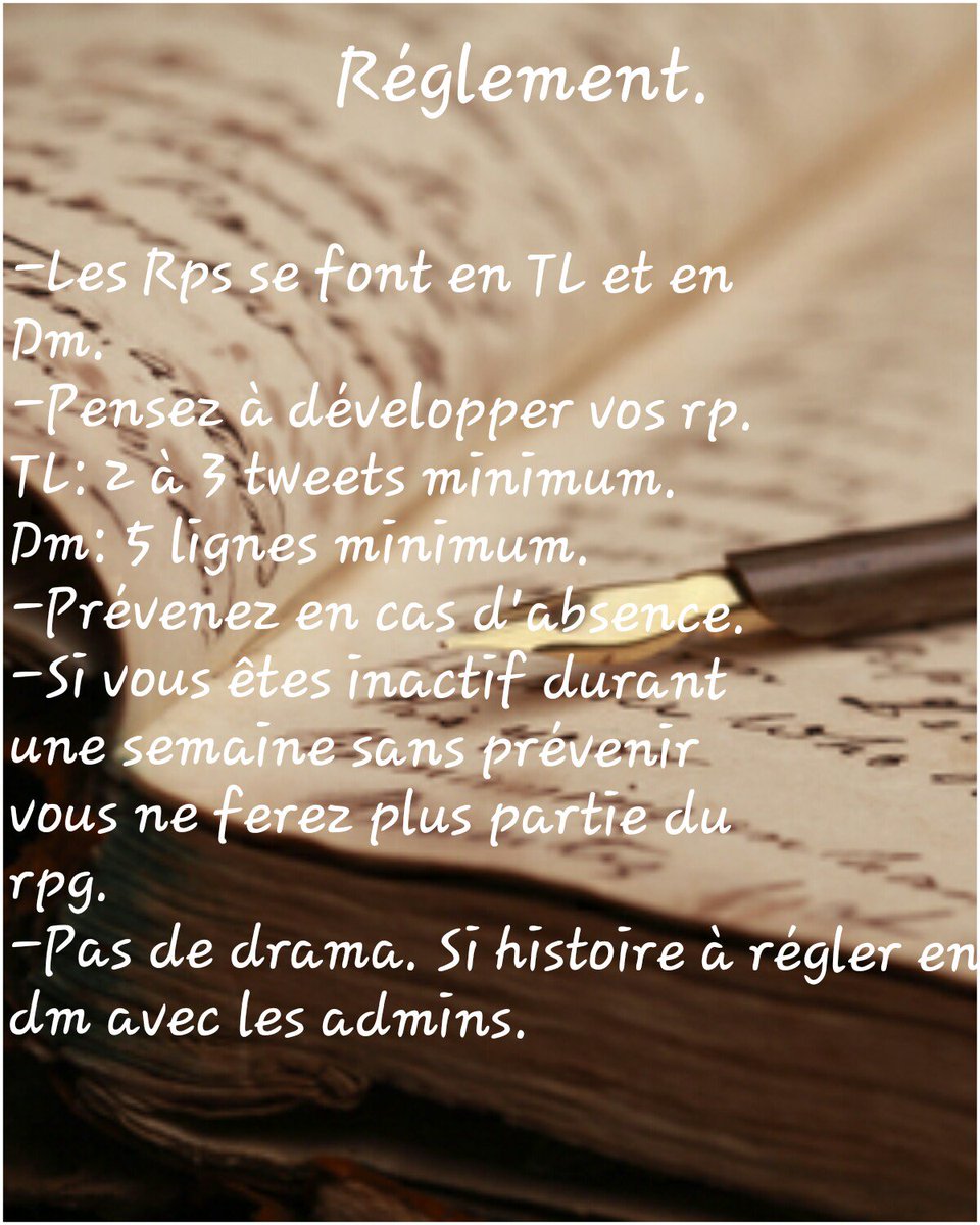 KXLDXVSTXRTZ's tweet photo. Réglement https://t.co/2MCbBa7z5D
