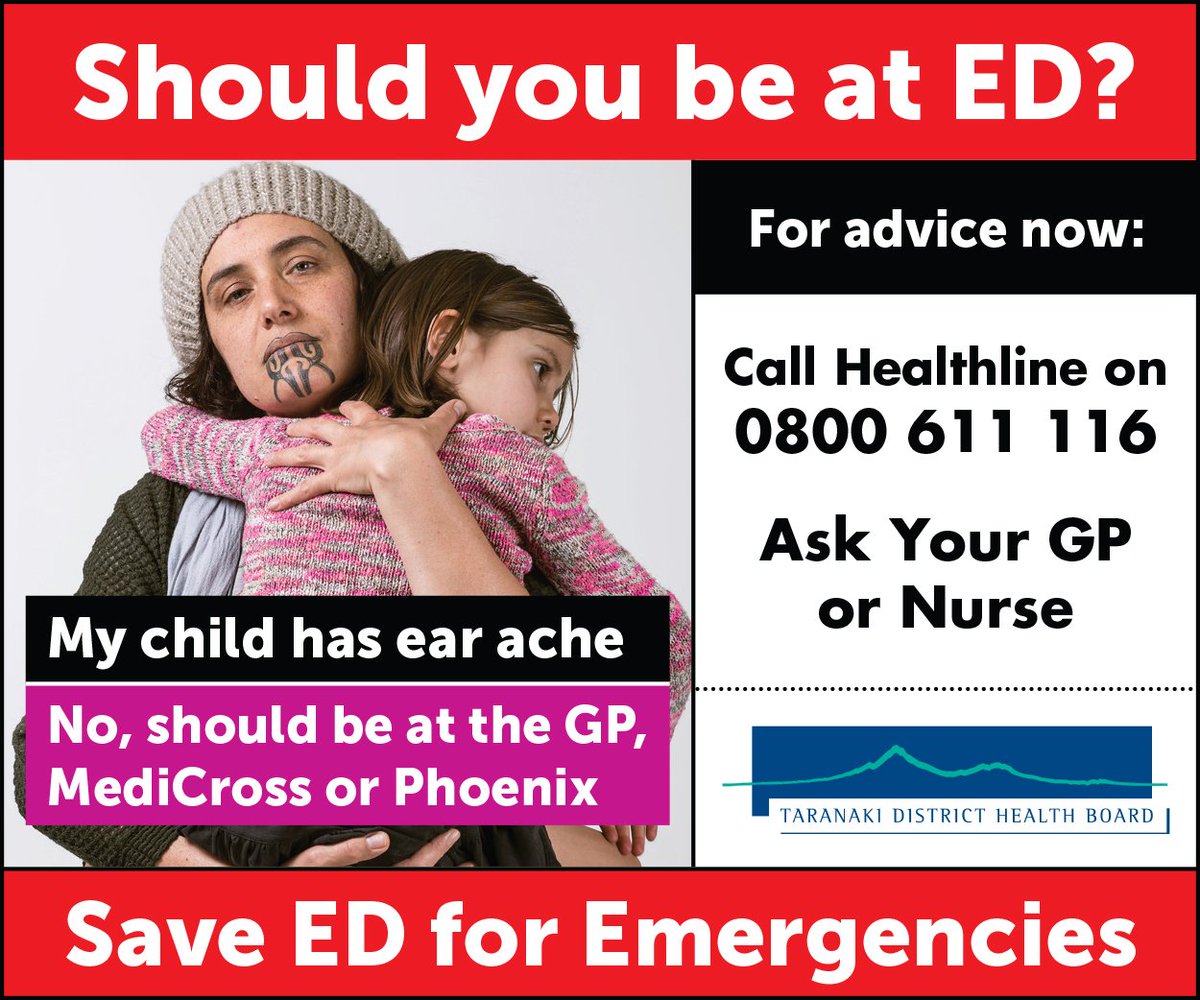 HNZTaranaki's tweet photo. #SaveEDforemergencies
#Medicross
#PhoenixMedicalCentre
#SeeyourGP
#Healthline https://t.co/WZ2BTe5uJO