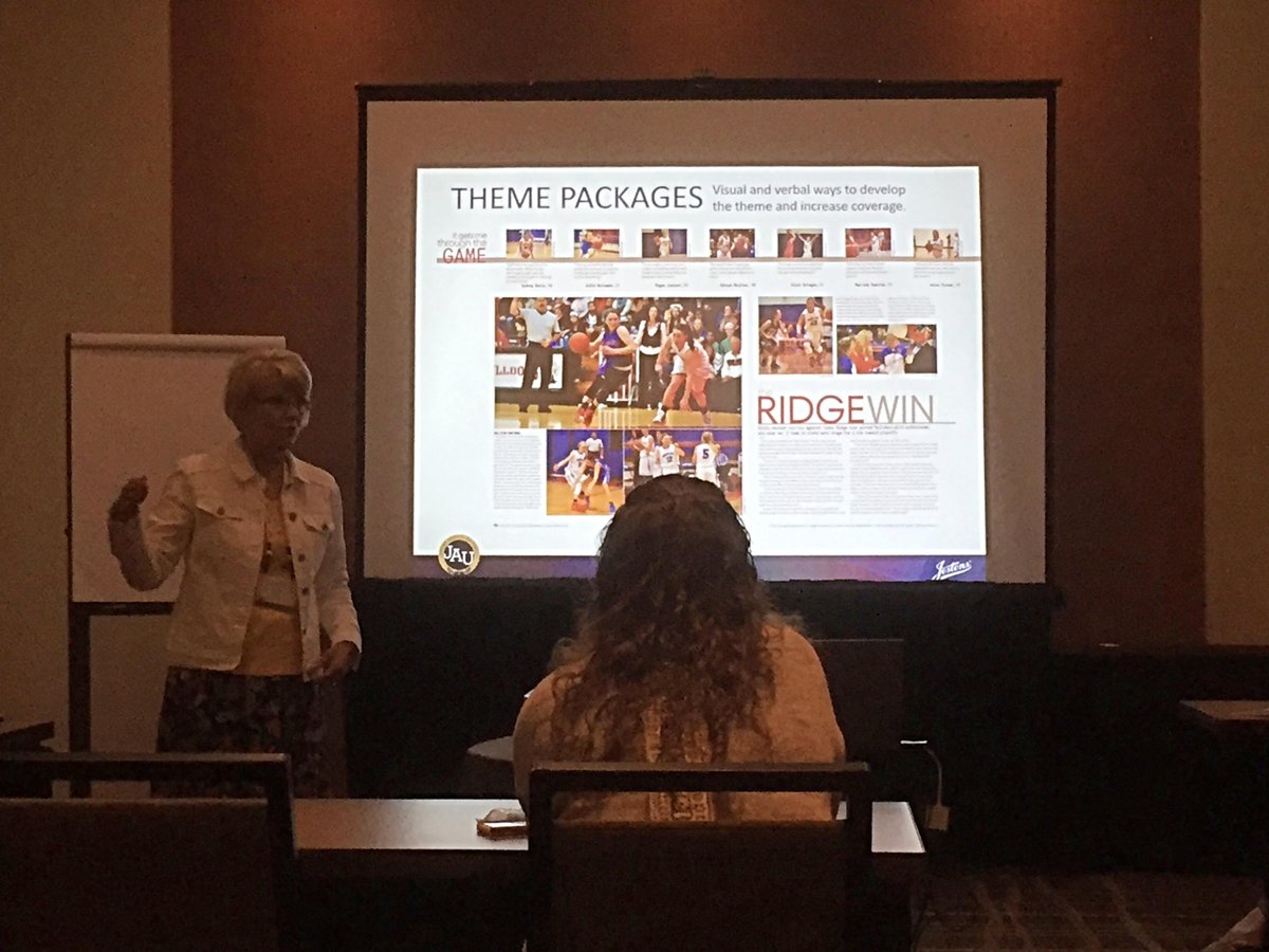 One way to advance a theme throughout a book is by making sure your photos fit your theme. Thanks for the tip <a href="/cindydtodd/">Cindy Todd</a> #JAU2017 #YRBKLove