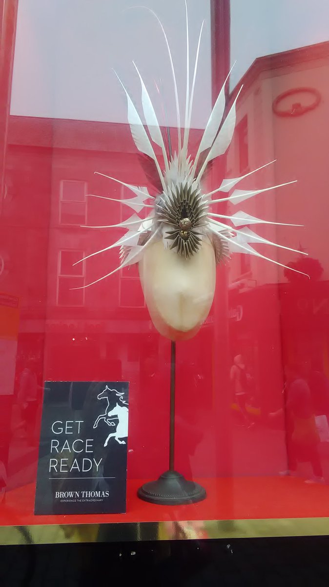 desertdove7's tweet photo. @stylereins @FashionatRaces #Galway Getting #RacingFestival Ready #WindowFun #Stylereinsmagazine #Fashionattheraces https://t.co/iy2owvcpgt