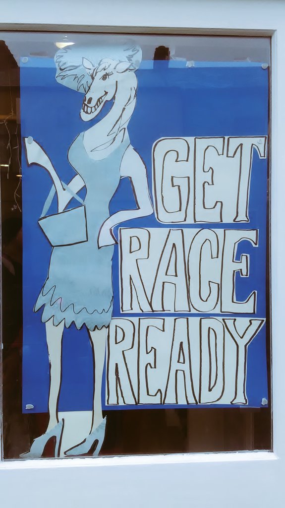 desertdove7's tweet photo. @stylereins @FashionatRaces #Galway Getting #RacingFestival Ready #WindowFun #Stylereinsmagazine #Fashionattheraces https://t.co/iy2owvcpgt