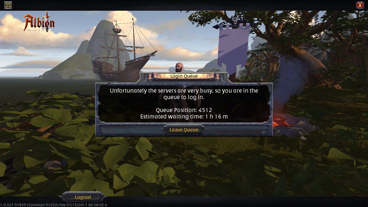 quanack's tweet image. @albiononline #WTF #launchfail #albiononline