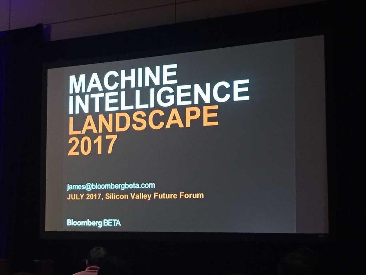 SVFutureForum's tweet photo. "People who ask different questions would be critical for the success of #AI in the future. " -- @jamescham from @BloombergBeta at #svff2017 https://t.co/tOCMCSeI8V