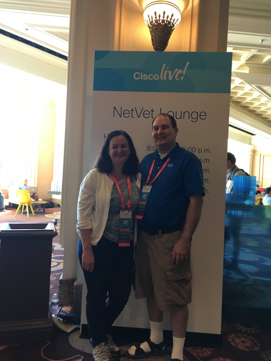 lhorwitz's tweet photo. Love blossoms @CiscoLive, #CLUS, #CLUS17. Tia and Luke Stackle bring professional networking to a new level: https://t.co/Qw1wT9CG4b https://t.co/GP3CXm4DOp