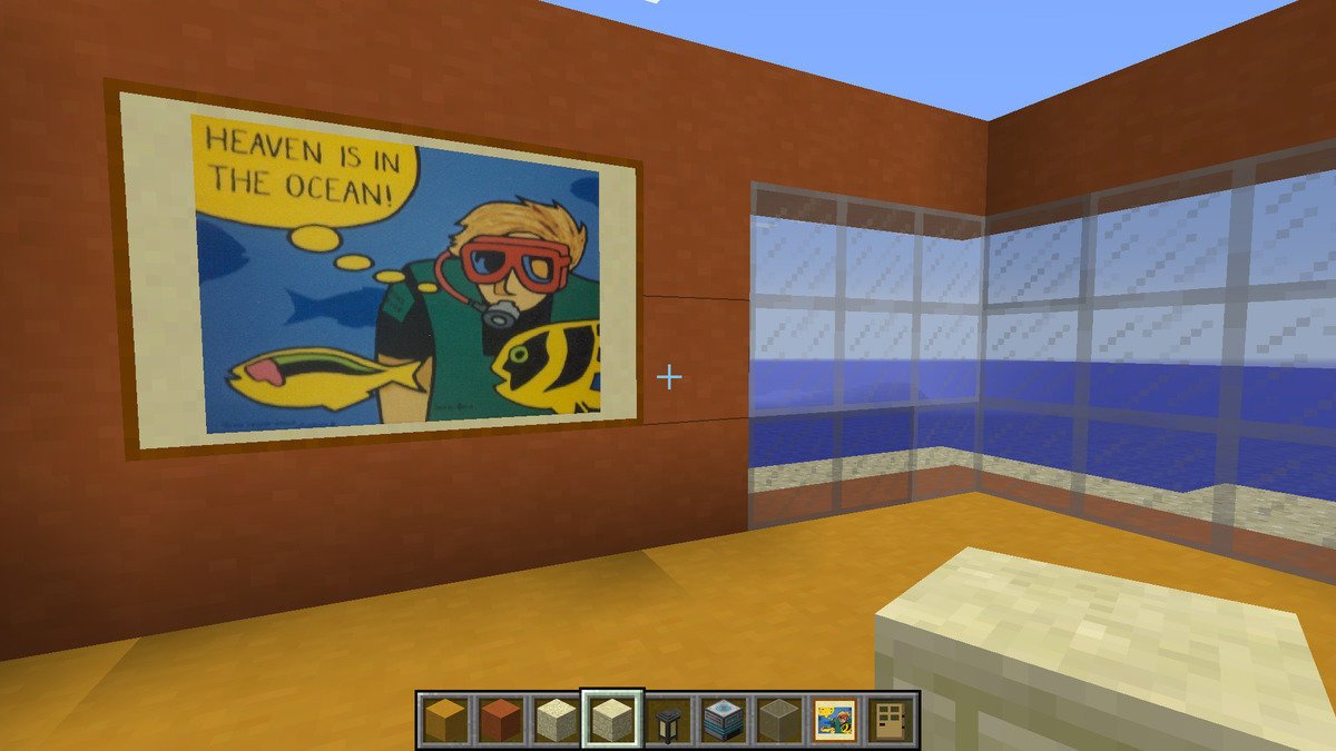 kallespopkonst's tweet photo. @MrJasonWilmot @creatubbles actually it's a really cool mod, I'll start tomorrow together with daughter build a #popart #minecraft gallery! https://t.co/NvUgLuBf4Z
