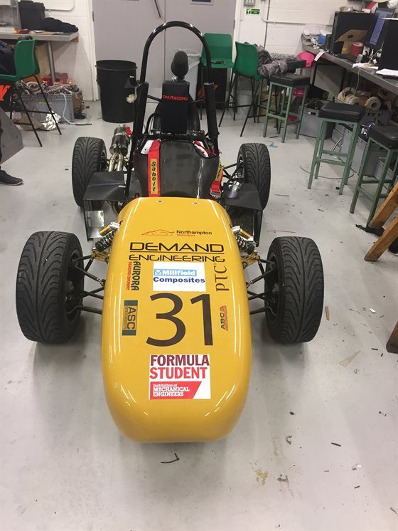 dmuleicester's tweet photo. DMU racers rolling out electrifying new racer at Silverstone showdown 🏎️ https://t.co/OehZKXiYjy #IchoseDMU @DMUTECH @IMechE https://t.co/LMMVdPhiBo
