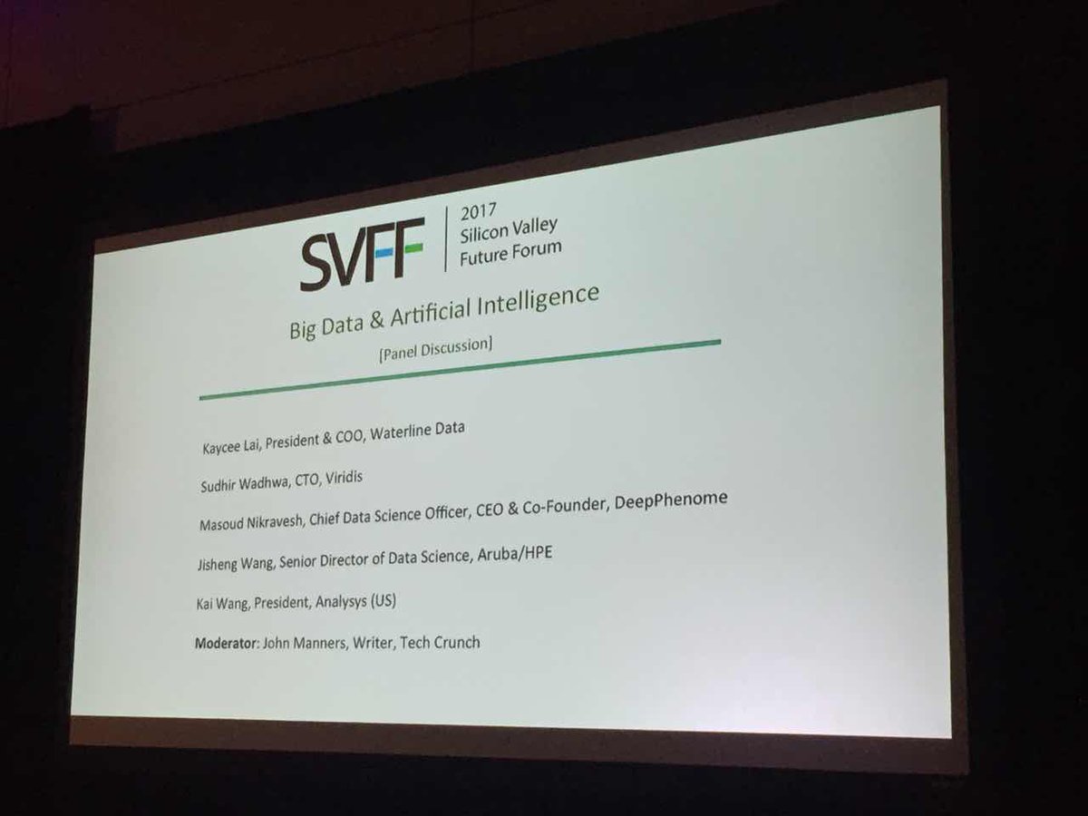 SVFutureForum's tweet photo. Join panel of @mrdedupe(@waterlinedata), Sudhir  @viridis, @NikraveshUCB, @jisheng1(@HPE ), Kai Wang(Analysys), @JohnMannes on #BigData https://t.co/0xd7ND9d02