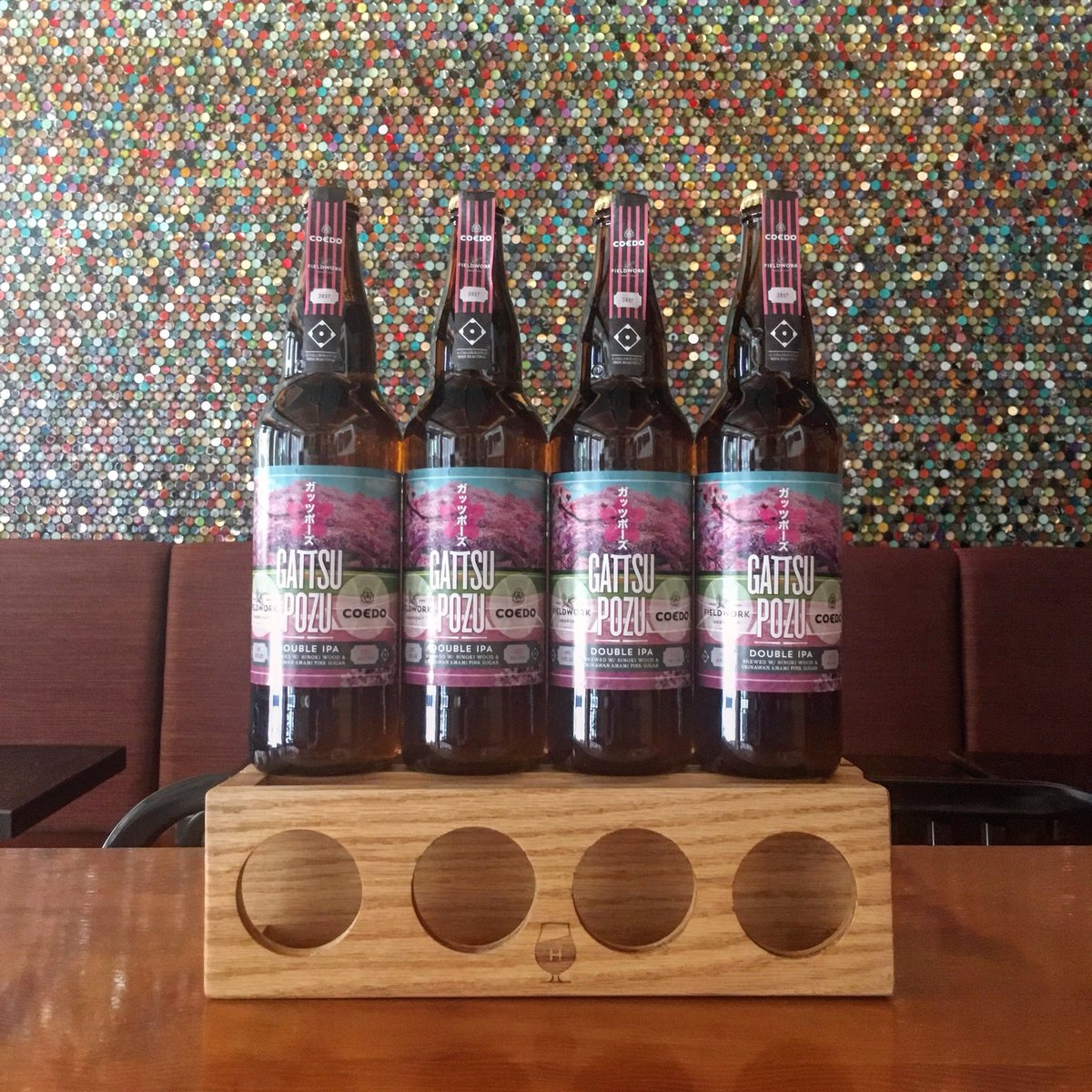 Awesome new <a href="/COEDOBREWERY/">COEDO | コエドブルワリー</a> @FieldworkBrewCo collab. Complex, well-layered DIPA w/ wood, pink sugar &amp; brown rice. 🇯🇵🇺🇸🍻 #respectthecraft