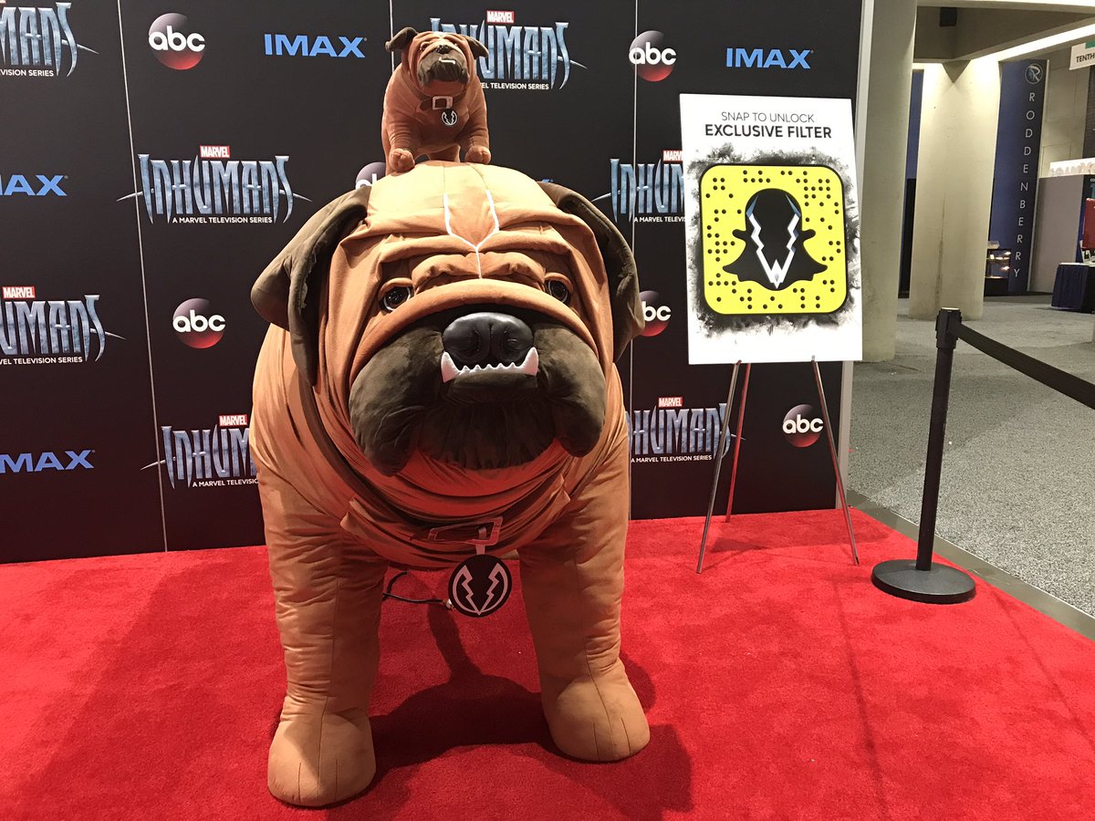 [SDCC 2017] Giant Lockjaw plush r/ImagesOfThe2010s