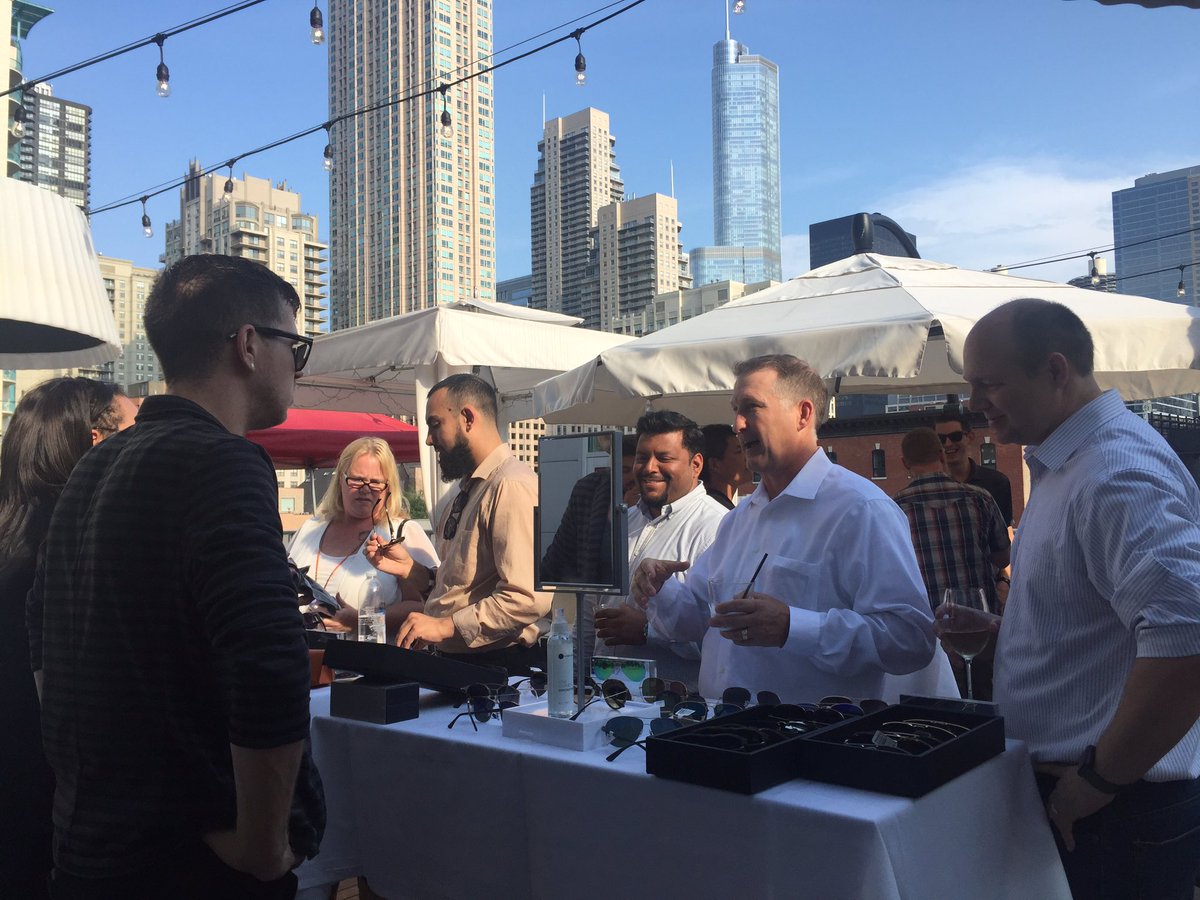 caseybaldin's tweet image. Best event you can do this summer? A @sunglasshut pop up at a rooftop like @iogodfrey 😎 #clientevents