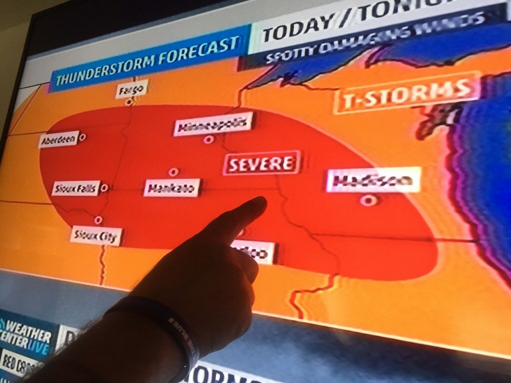 AntonioCugini's tweet photo. Yesterday's #EpicIowaShoot tornado site may see a twister tonight. Can't go back there. Time for plan B. #safety1st  @SundanceMedia https://t.co/iIpz572VGr