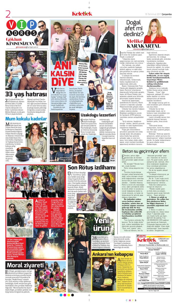 VIPAdres's tweet photo. #Anı #Ol'sun #Diye #Oyuncu #Oldu'lar 
19.07.2017 #KELEBEK #VIPADRES #GökhanKimsesizcan  https://t.co/sqOGAHQ5RQ @hurriyet aracılığıyla https://t.co/DMCTfDoI9x