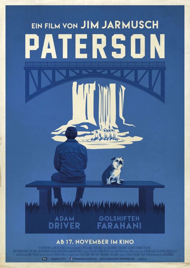 CloseUpCinema's tweet photo. Poster allemand du film Paterson, réalisé par Jim Jarmusch. 🌈 https://t.co/u1b3IxA3Eh
