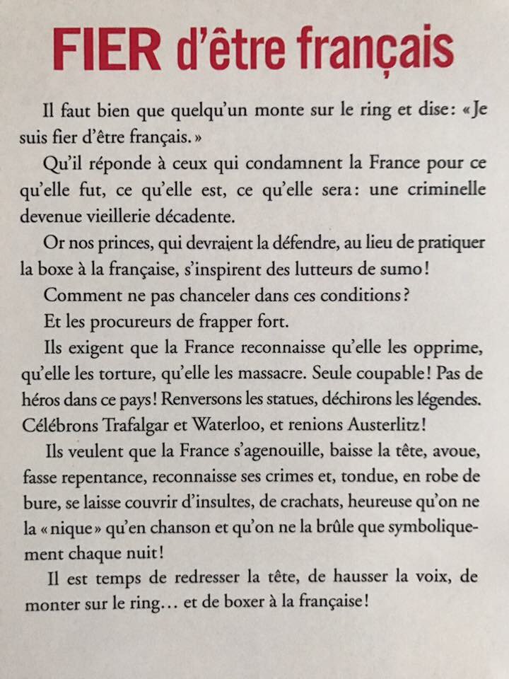 AlainBarnier07's tweet photo. RIP à Max Gallo, fervent défenseur de notre France, et hommage par ce passage de son livre : "Fier d'être français" ! https://t.co/vHNaLrGrKw