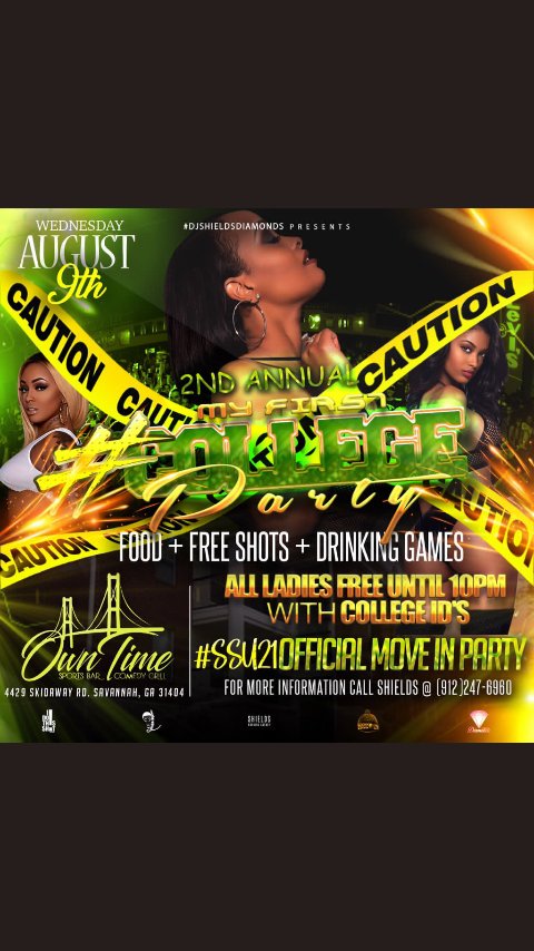 Sidd_Tongue's tweet photo. #FirstCollegeParty 
Shit gone be up so don't expect nothing different #SSU21 
#NSEwillbecheckingin!!!! https://t.co/CpLzytzbi0