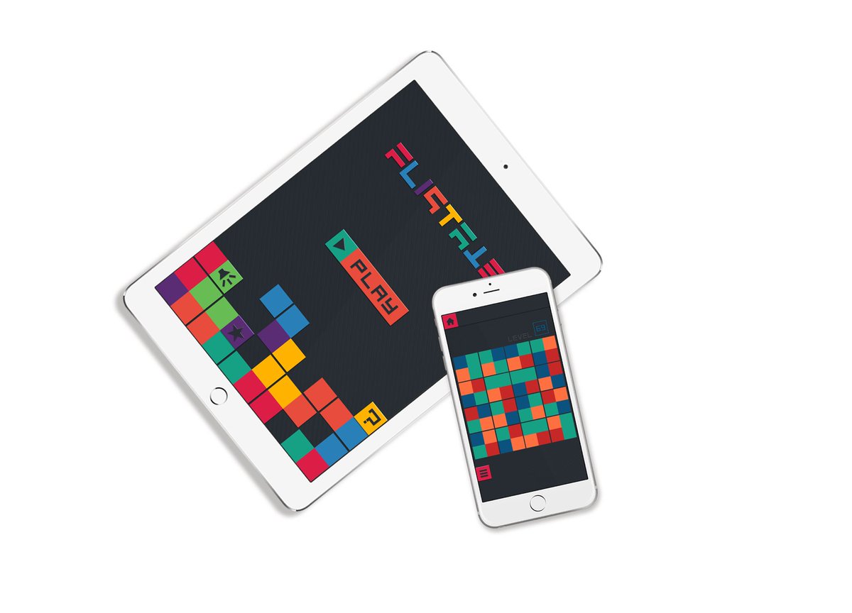 FliptateGame's tweet photo. Fliptate available for iPhone and iPad. #Fliptate #PuzzleGame #Puzzle #ColorPuzzle #ColorGame #SquareGame #iosGame #MobileGame https://t.co/7SZqm8LFYq