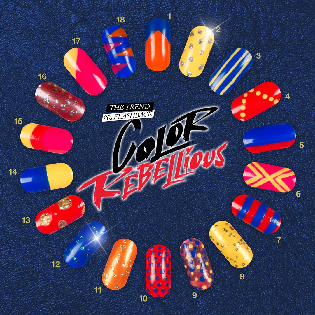SinfulColors's tweet photo. Are you still rocking your amped up #SC80sFlashback #ColorRebellious looks? Which is your fave? #SinfulColors https://t.co/N0c0CrYLQL
