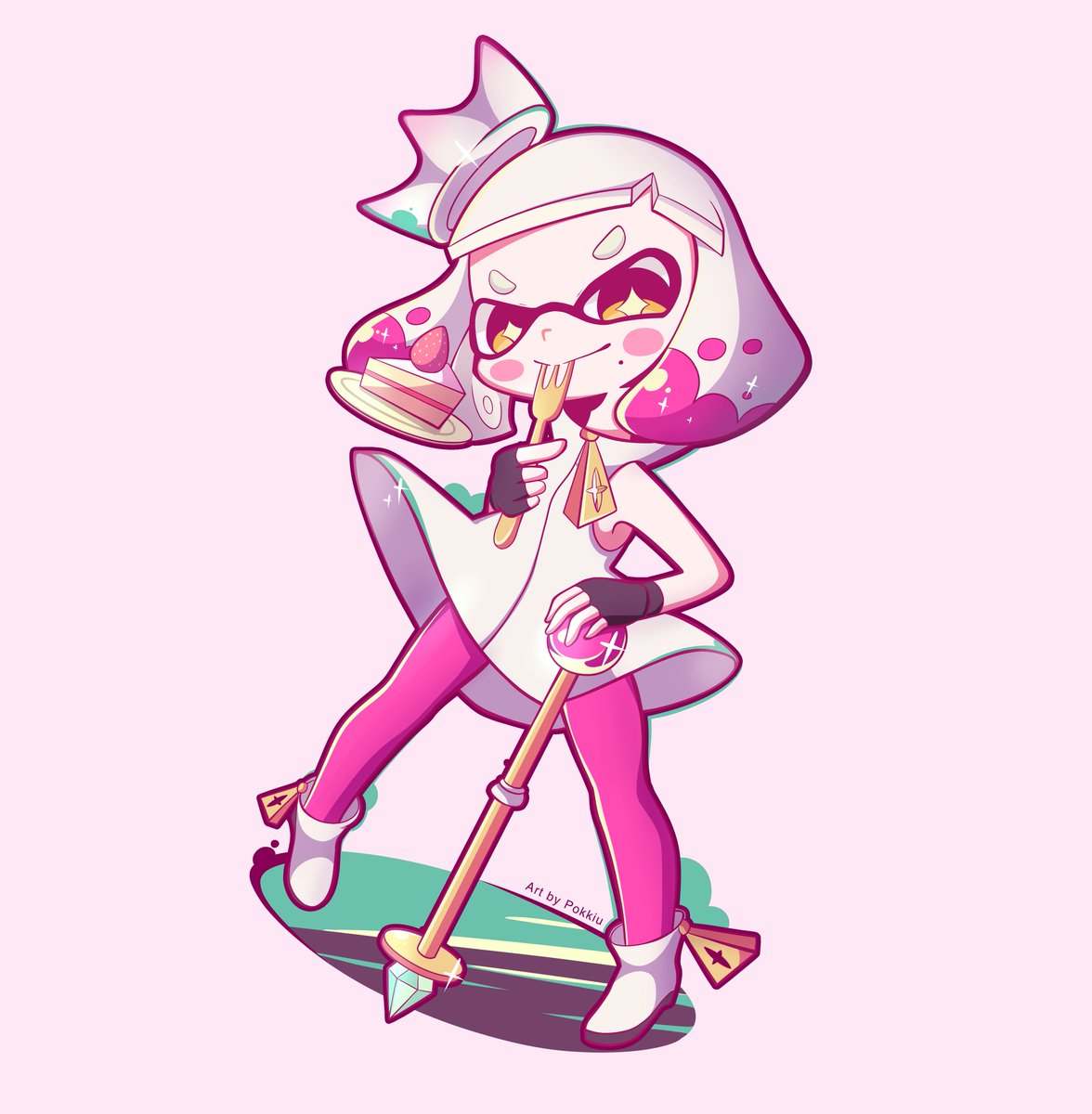 I made this fanart of Pearl, my new waifu. 