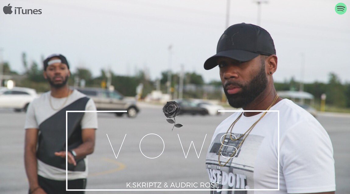 KSkriptz's tweet image. New Single "Vows" out now. Produced by @BEATSBYDG Link in bio. @AudricRose @4everBlackRose