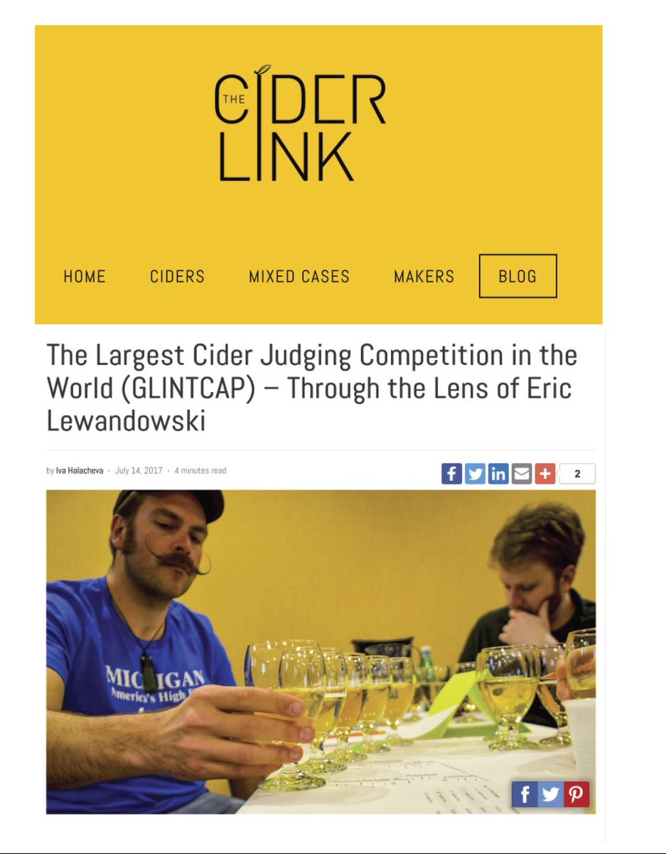EricLewandowski's tweet photo. @The_Cider_Link has just published a photo essay of my trip to #Michigan for #Glintcap #cider https://t.co/UrRpdTWR37 https://t.co/WpThVnDBLe